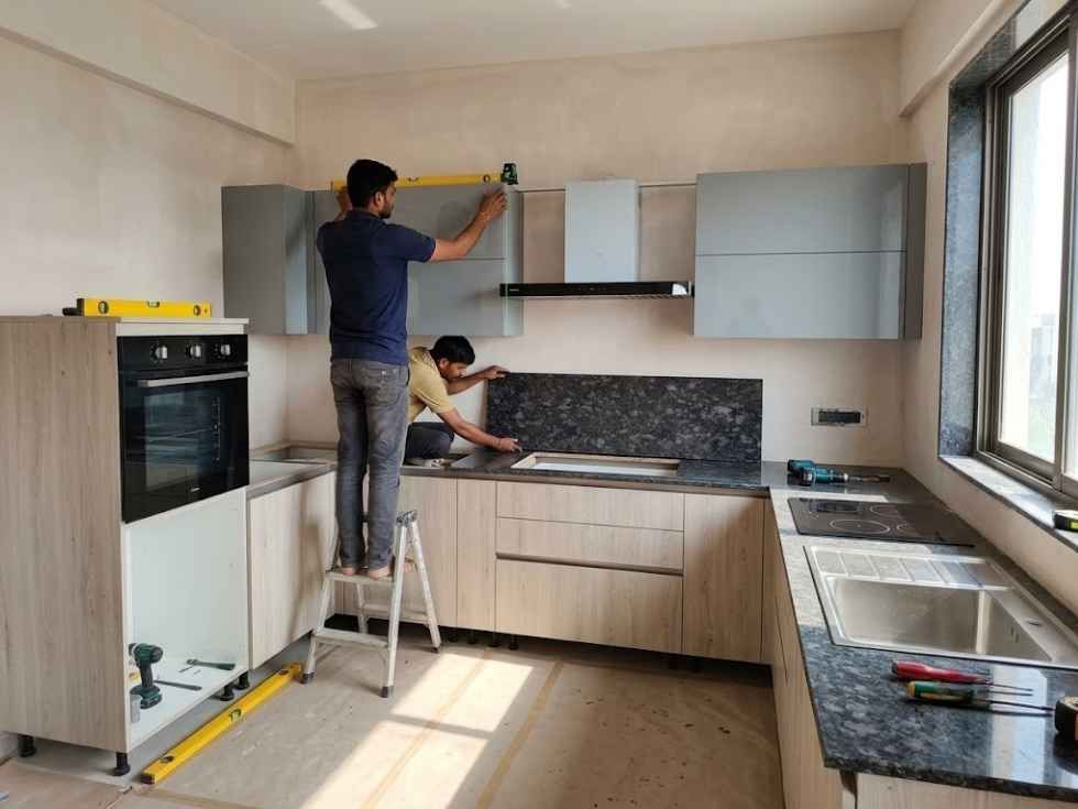 Contemporary modular kitchen cabinets - Beautiful Homes