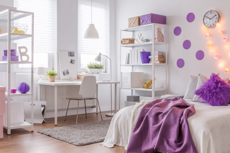 Purple bedroom ideas for teenagers - Beautiful Homes