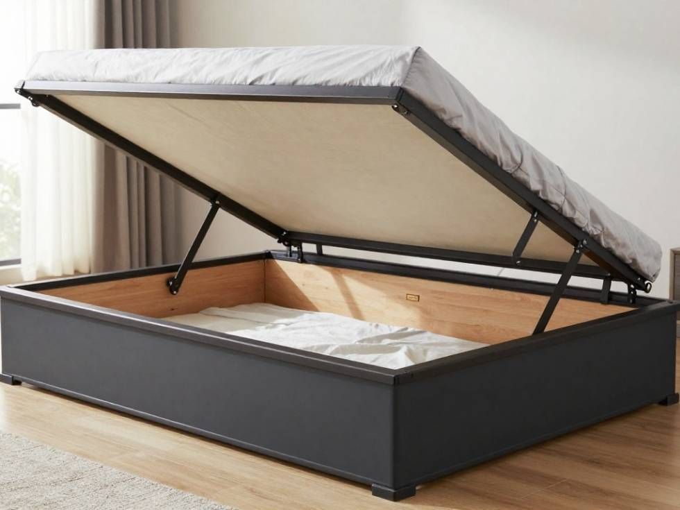 Contemporary hydraulic lift bed frame - Beautiful Homes