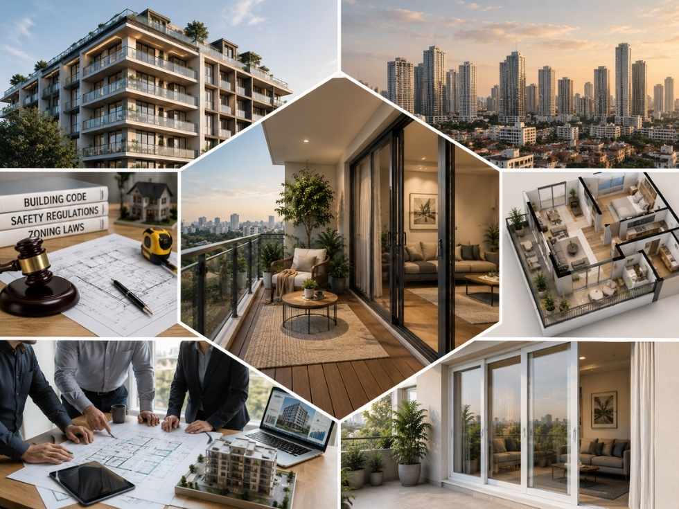Contemporary balcony design styles - Beautiful Homes