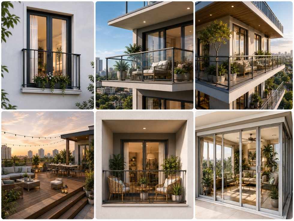 Contemporary uPVC balcony door designs - Beautiful Homes