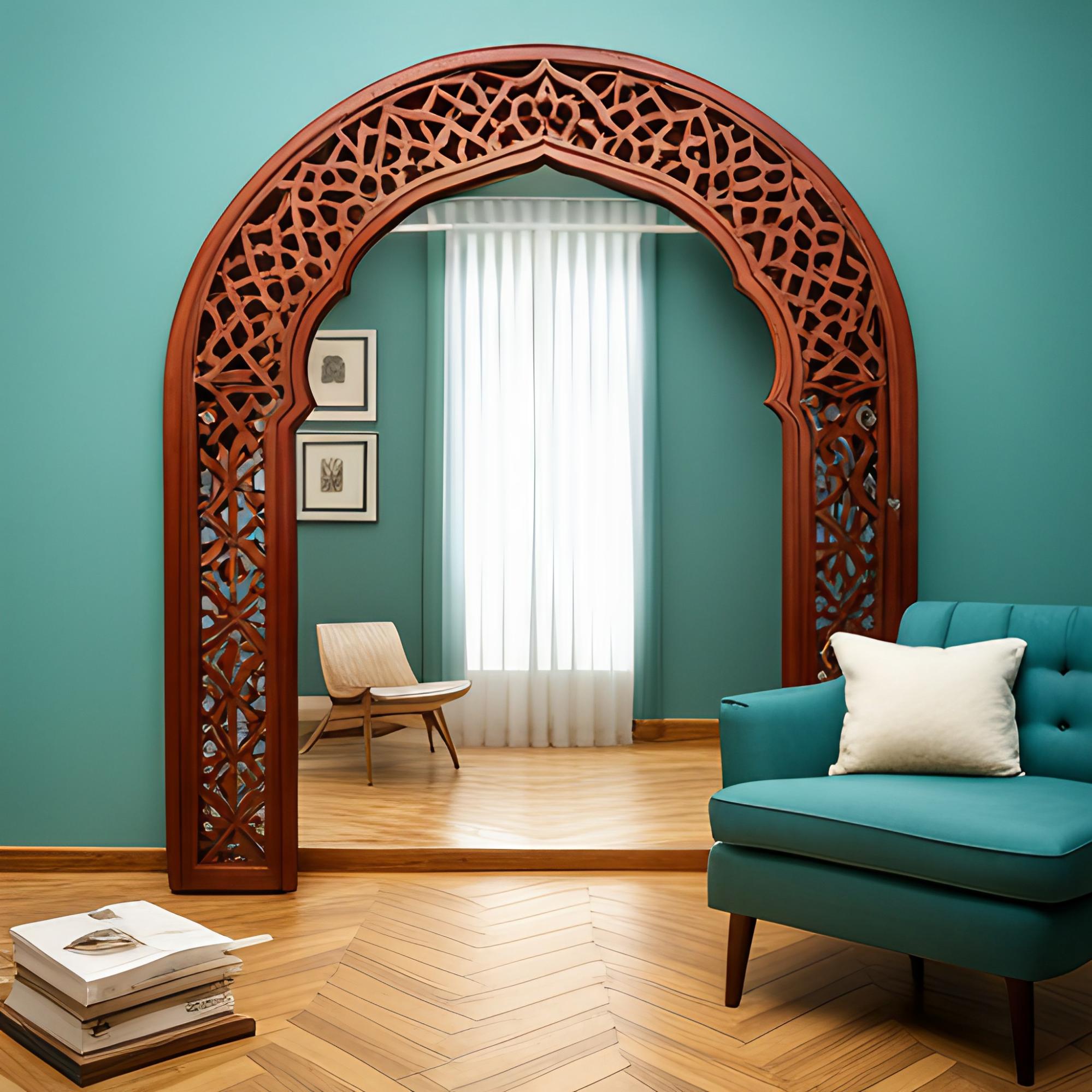 Arched shaped wooden Jharokha - Beautiful Homes