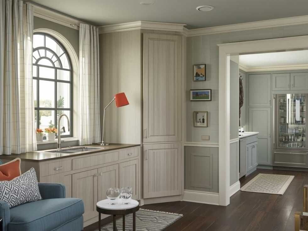 Contemporary tall kitchen corner cabinets - Beautiful Homes