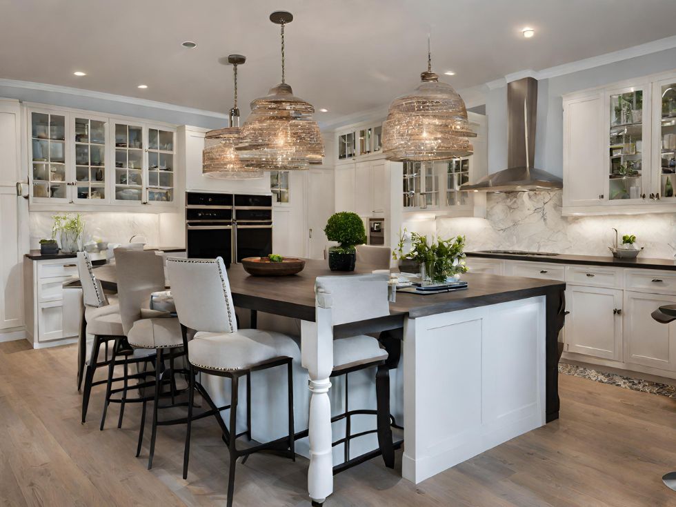 Kitchen Island Seating- Beautiful Homes