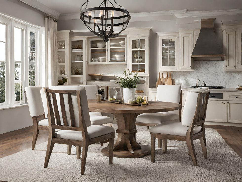 Round Kitchen Dining Table- Beautiful Homes