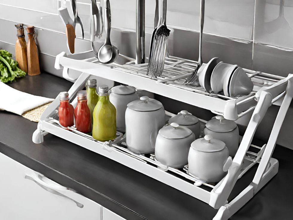 Foldable Kitchen Rack- Beautiful Homes