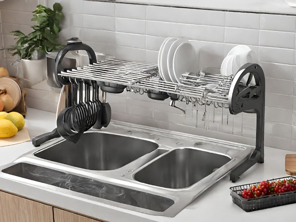 Kitchen Dish Rack- Beautiful Homes