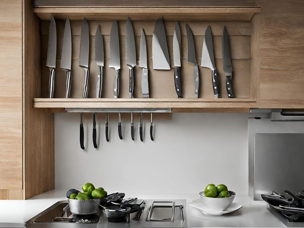 Kitchen Knife Rack- Beautiful Homes