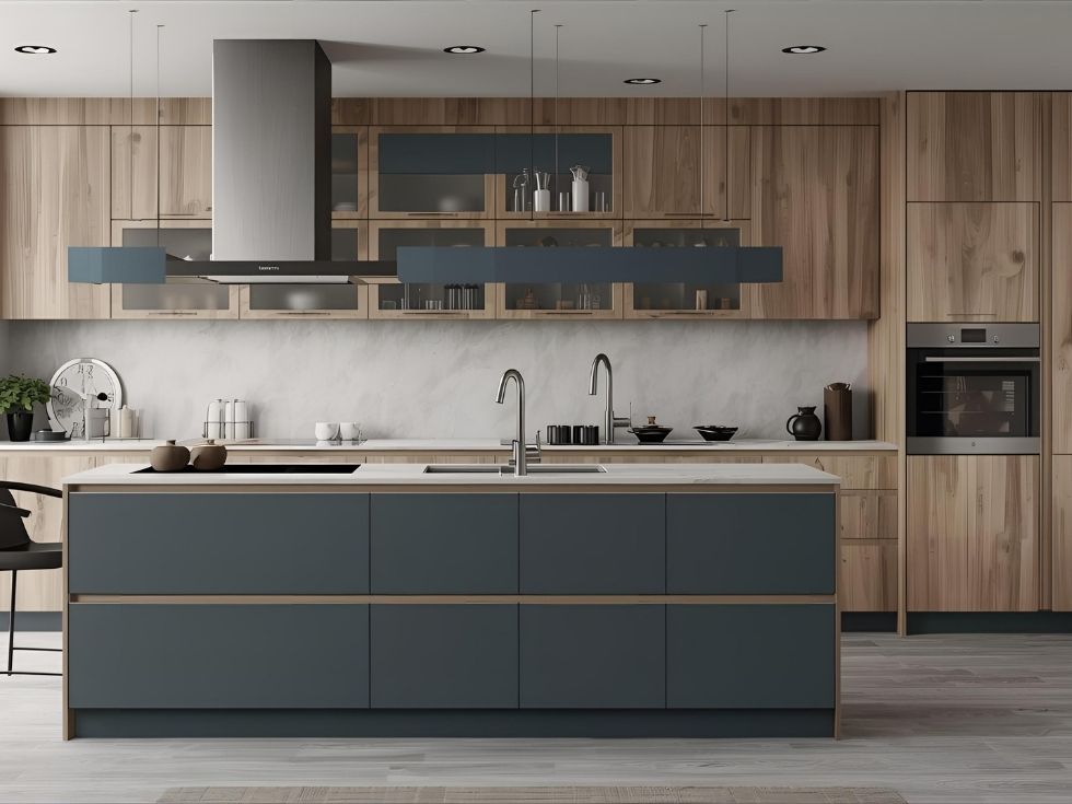 Modern grey kitchen design - Beautiful Homes