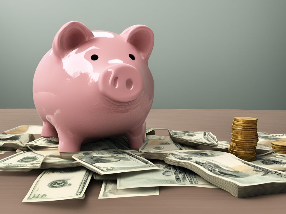 Budget saving piggy bank - Beautiful Homes