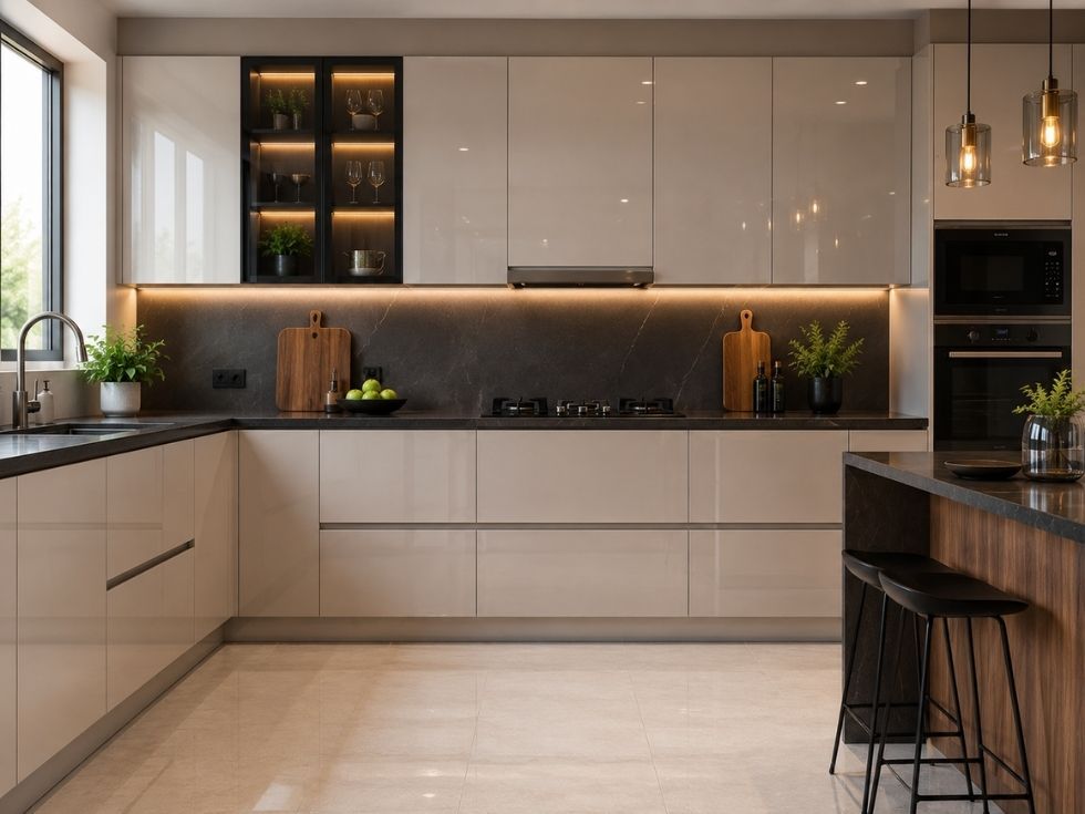 Contemporary acrylic kitchen design ideas - Beautiful Homes