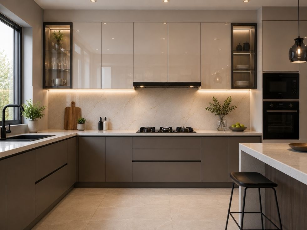 Contemporary laminate kitchen colours - Beautiful Homes