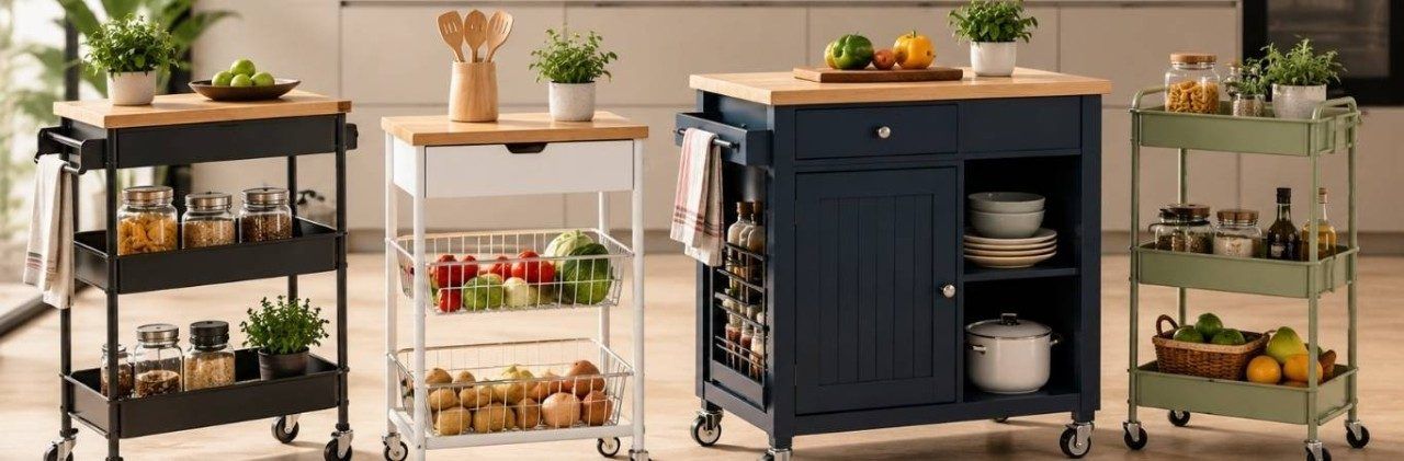 Contemporary kitchen trolley design - Beautiful Homes