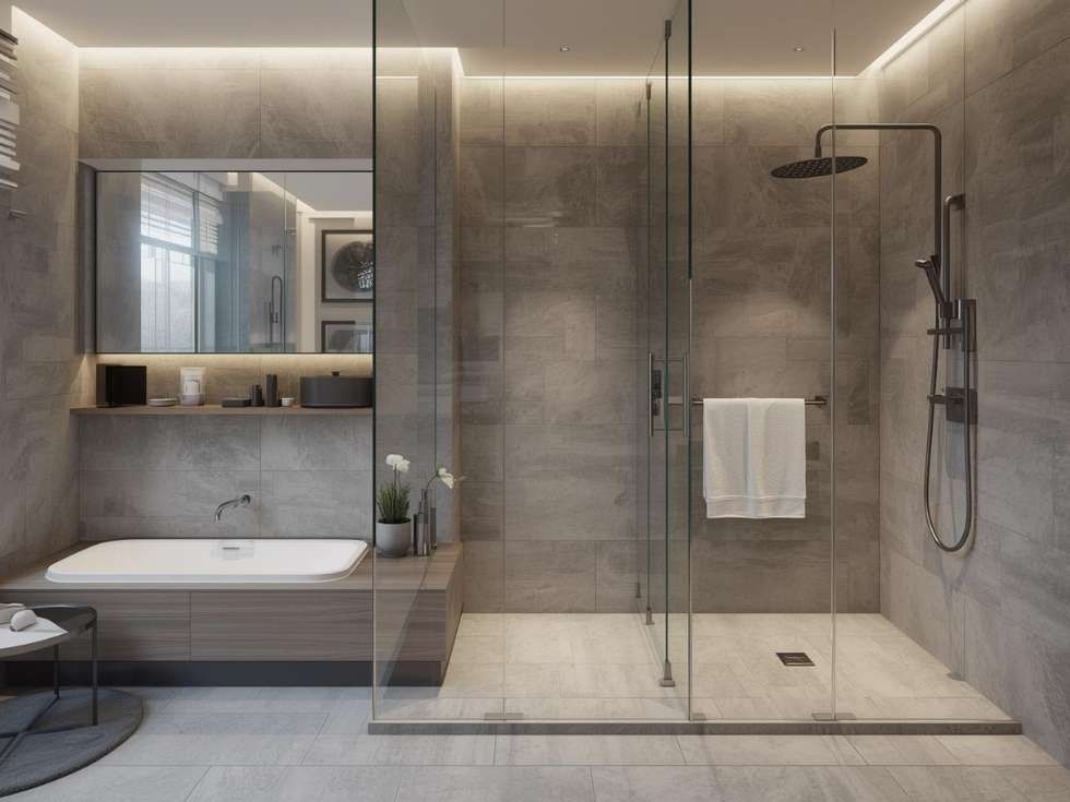 Contemporary bathroom shower designs - Beautiful Homes