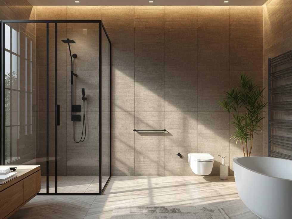 Contemporary bathroom shower designs - Beautiful Homes