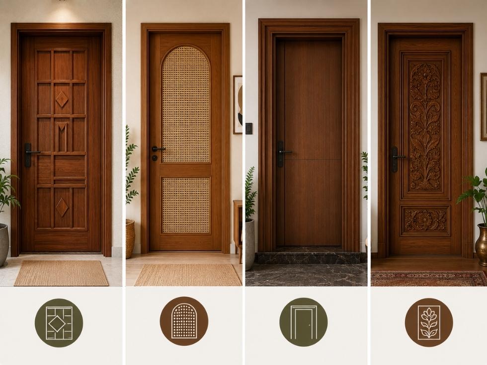 Contemporary entrance door design - Beautiful Homes