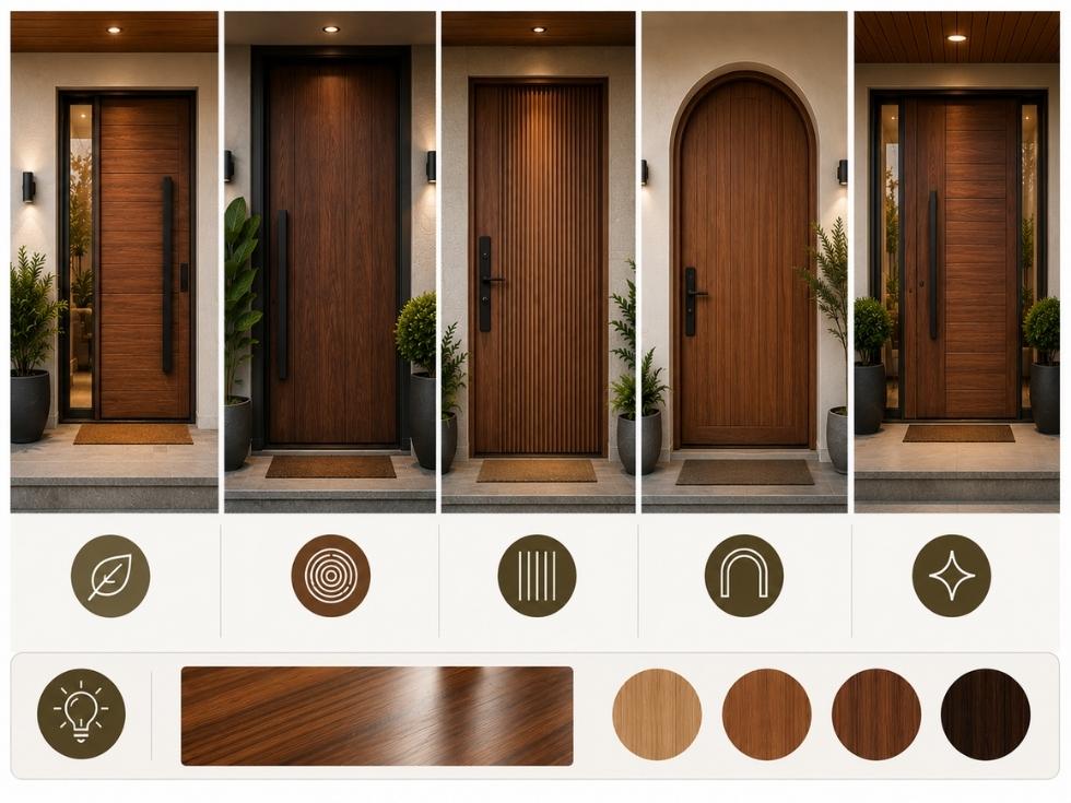 Contemporary front door design - Beautiful Homes
