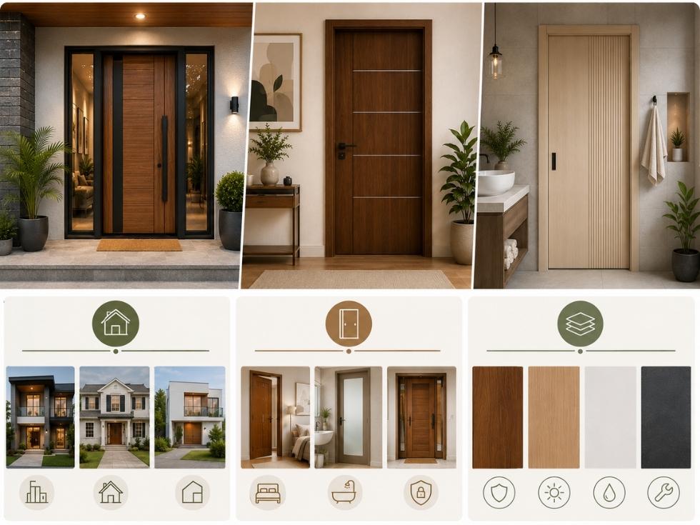 Contemporary main door design - Beautiful Homes