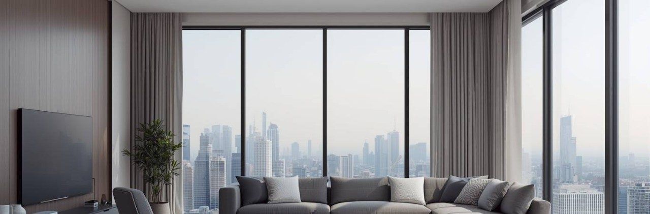 Contemporary living room curtain ideas - Beautiful Homes