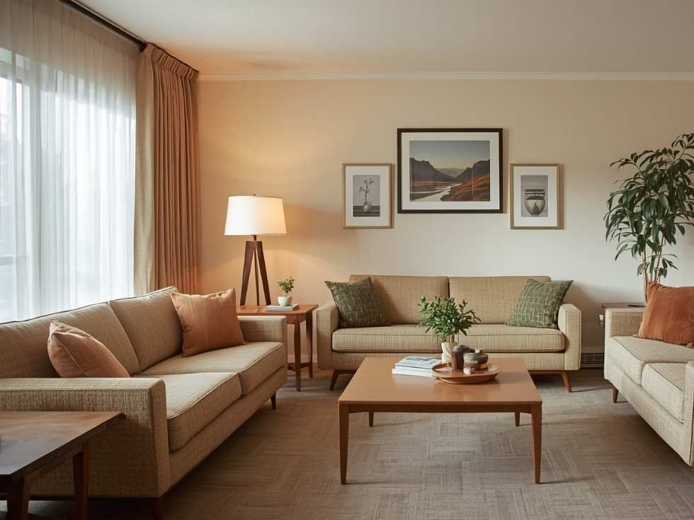 Contemporary living room curtain design ideas - Beautiful Homes