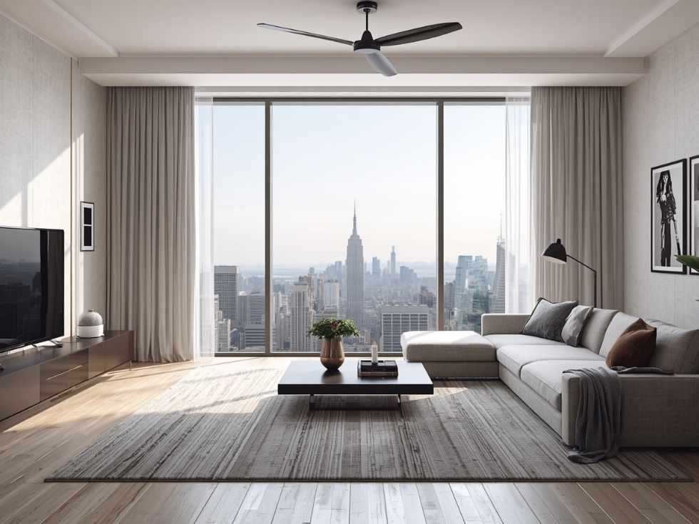 Contemporary living room curtain design ideas - Beautiful Homes