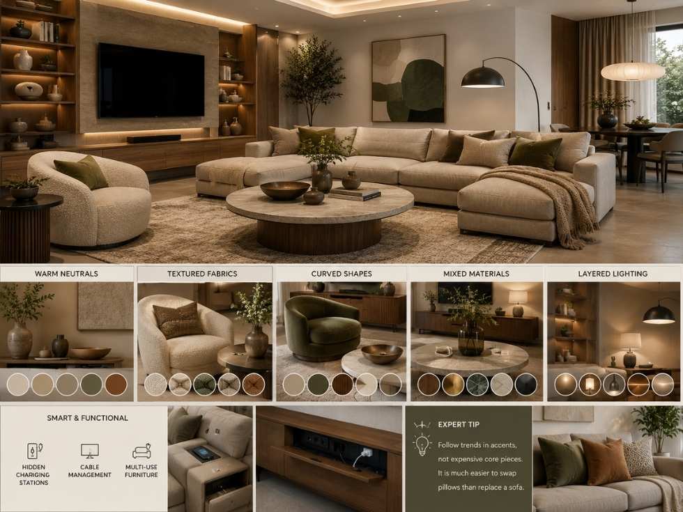 Contemporary living room design trends - Beautiful Homes