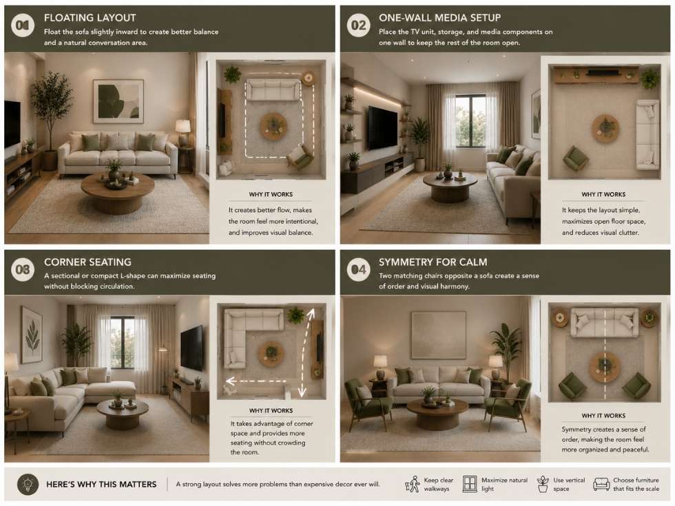 Contemporary living room décor - Beautiful Homes