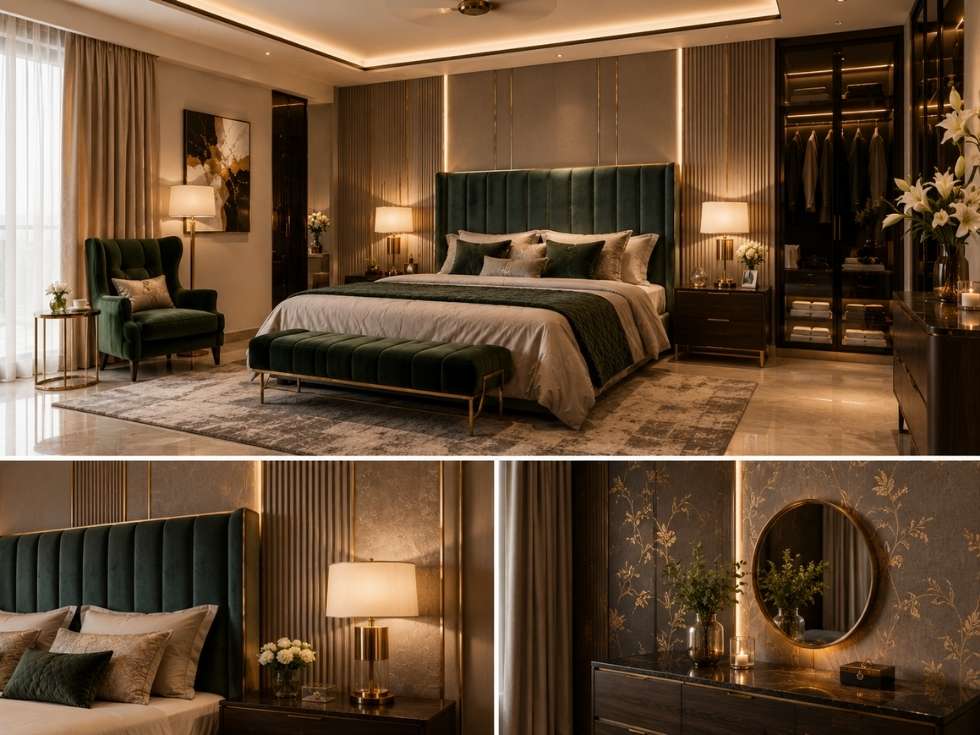 Contemporary luxury bedroom interior design - Beautiful Homes