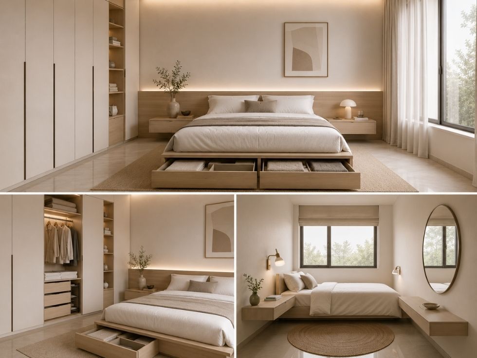 Contemporary minimalist bedroom interior design ideas - Beautiful Homes