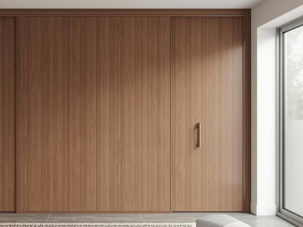 Contemporary bedroom custom wardrobe design - Beautiful Homes