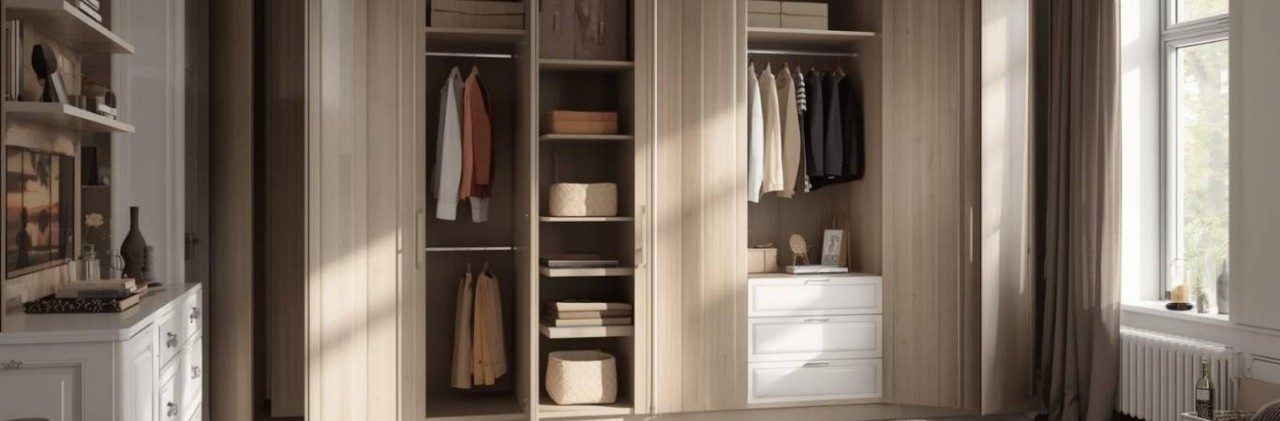 Contemporary bedroom fitted sliding wardrobe design - Beautiful Homes