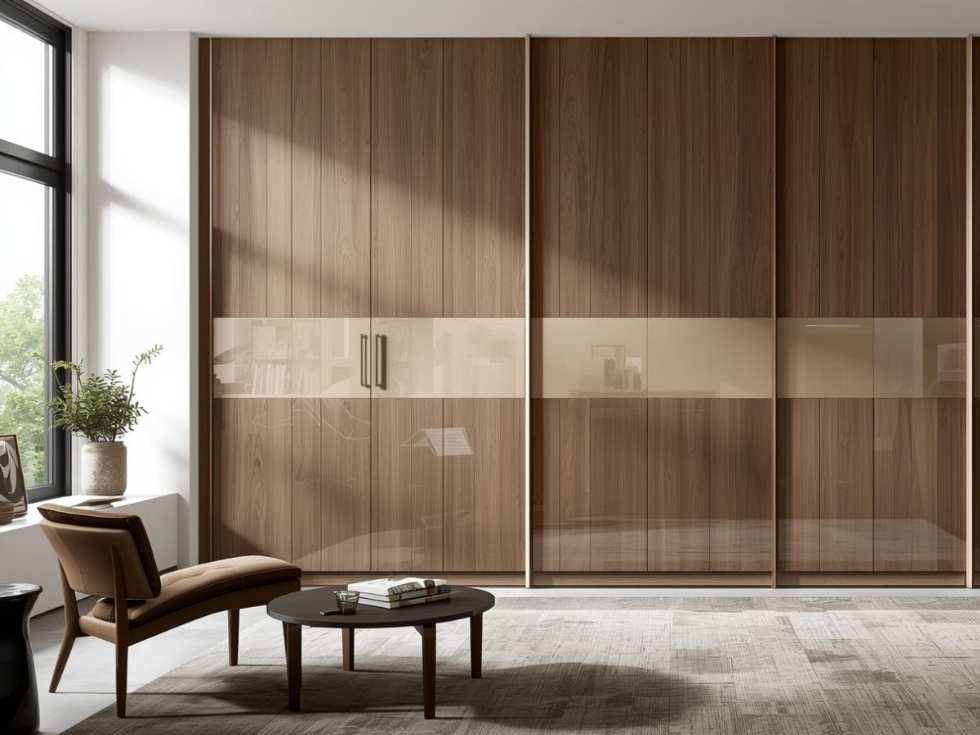 Contemporary bedroom modular wardrobe design - Beautiful Homes
