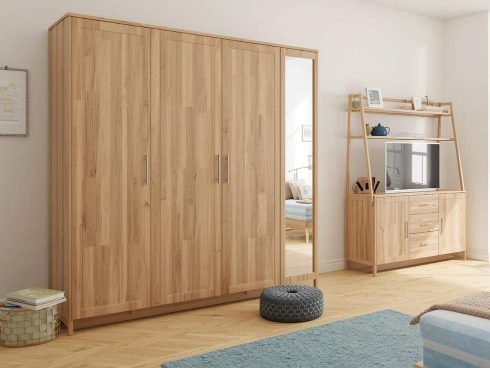 Contemporary freestanding wardrobe design - Beautiful Homes