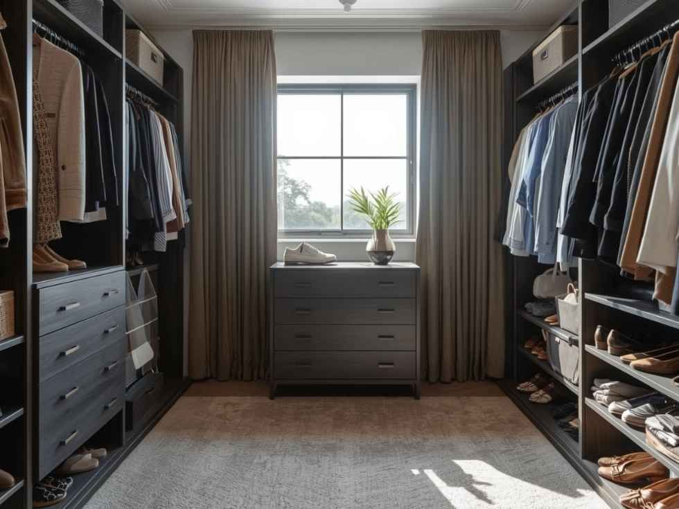 Contemporary bedroom custom wardrobe design - Beautiful Homes