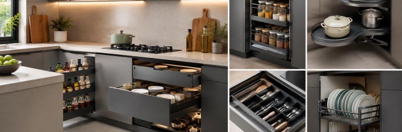 Contemporary modular kitchen accessories - Beautiful Homes