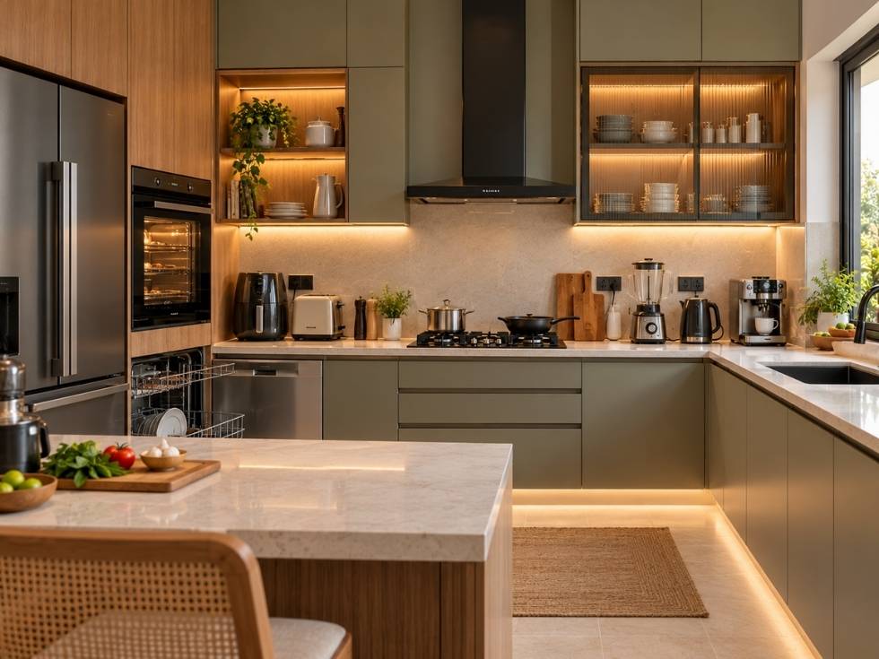 Contemporary modern kitchen design - Beautiful Homes