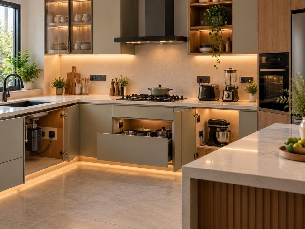Contemporary modular kitchen accessories - Beautiful Homes
