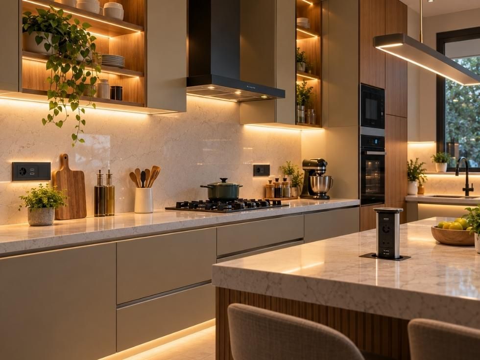 Contemporary modular kitchen installation - Beautiful Homes