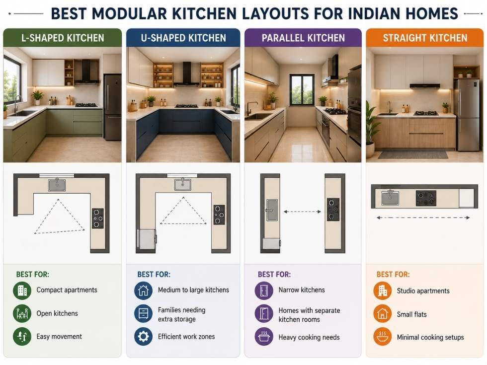 Contemporary modular kitchen design ideas - Beautiful Homes