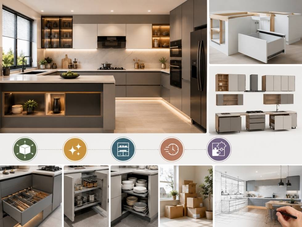 Contemporary modular kitchen design tips - Beautiful Homes
