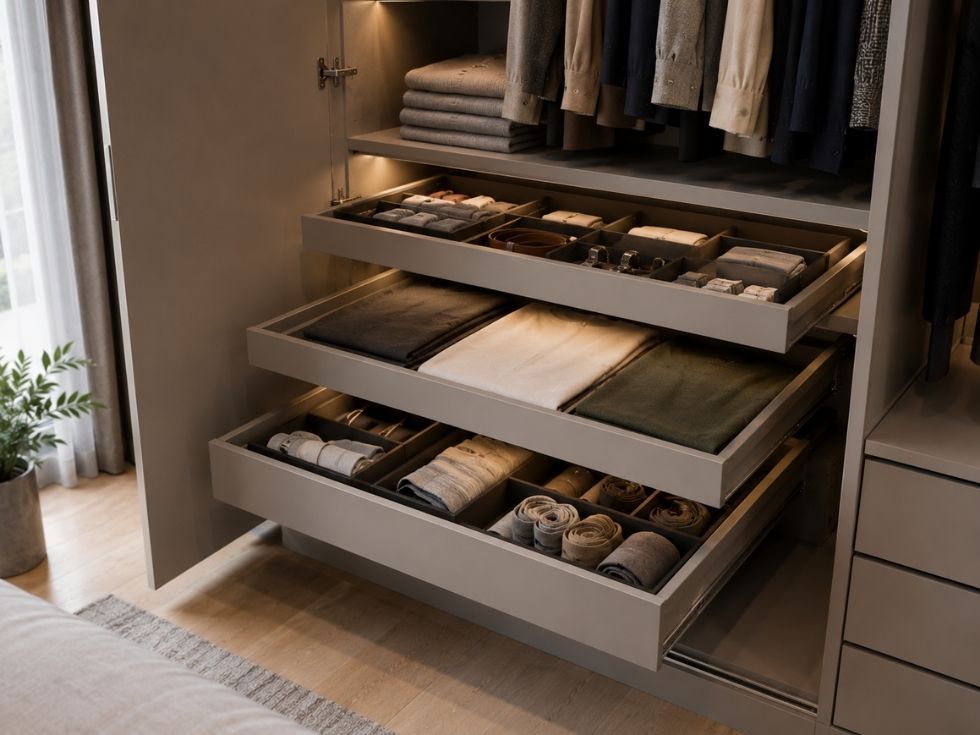Contemporary wardrobe interior design styles - Beautiful Homes