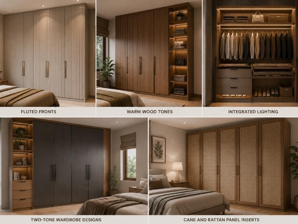 Contemporary wooden wardrobe design - Beautiful Homes