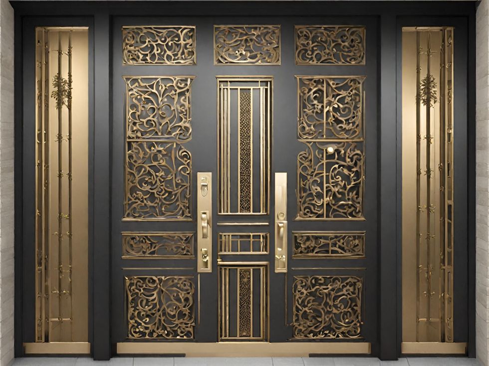 Metal Panel Door Design - Beautiful Homes
