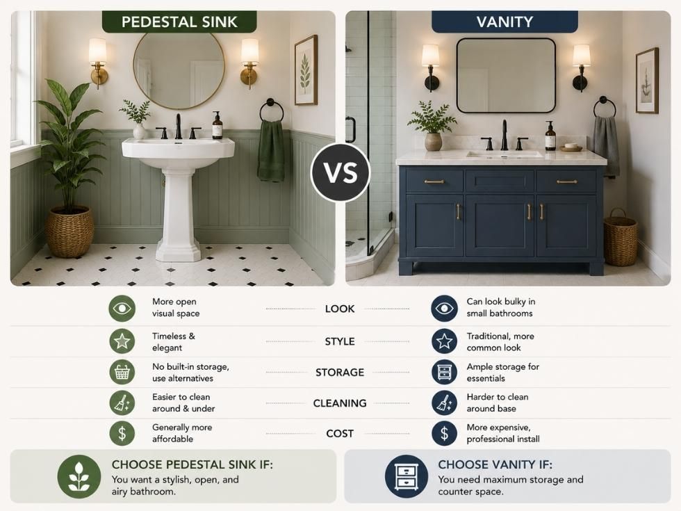 Contemporary bathroom pedestal sink design ideas - Beautiful Homes