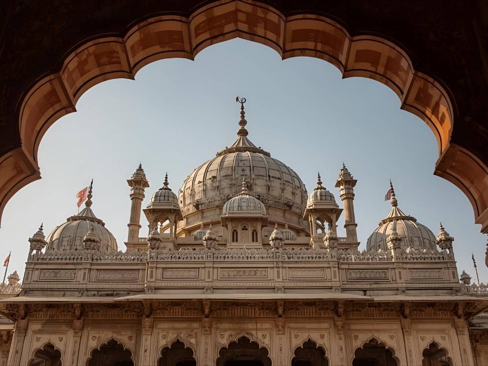 Modern rajasthani interior design with chhatris - Beautiful Homes