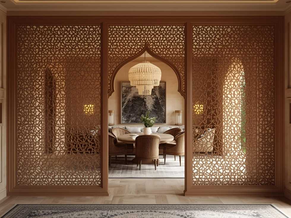 Modern rajasthani home design with jaali - Beautiful Homes