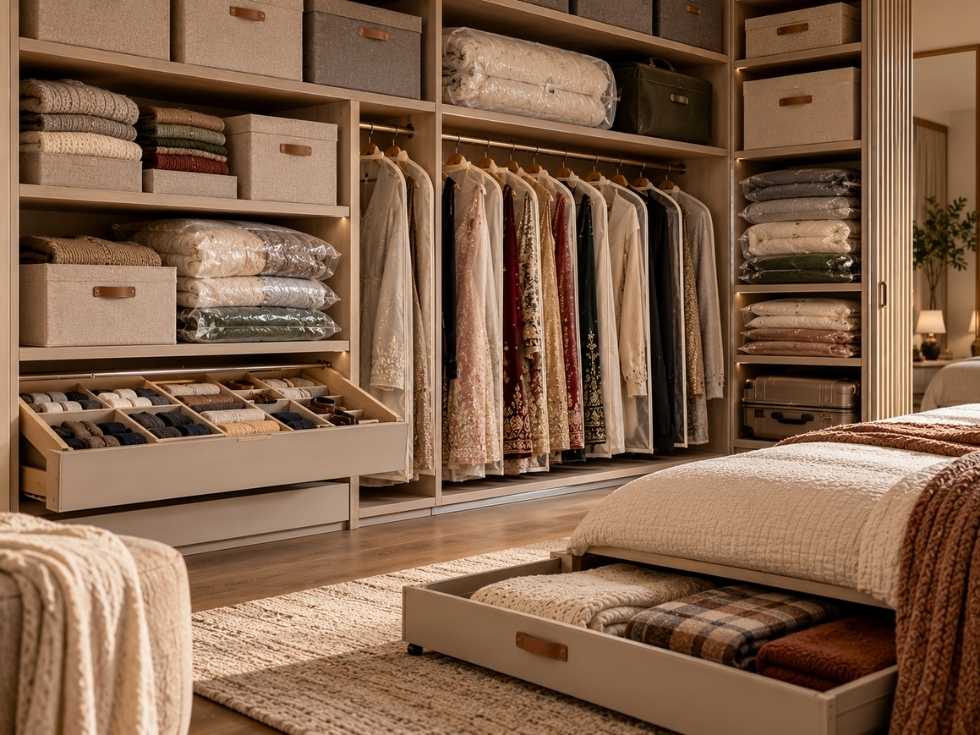 Contemporary bedroom cupboards design ideas - Beautiful Homes