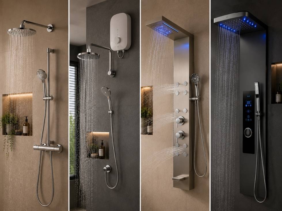 Contemporary bathroom shower design ideas - Beautiful Homes