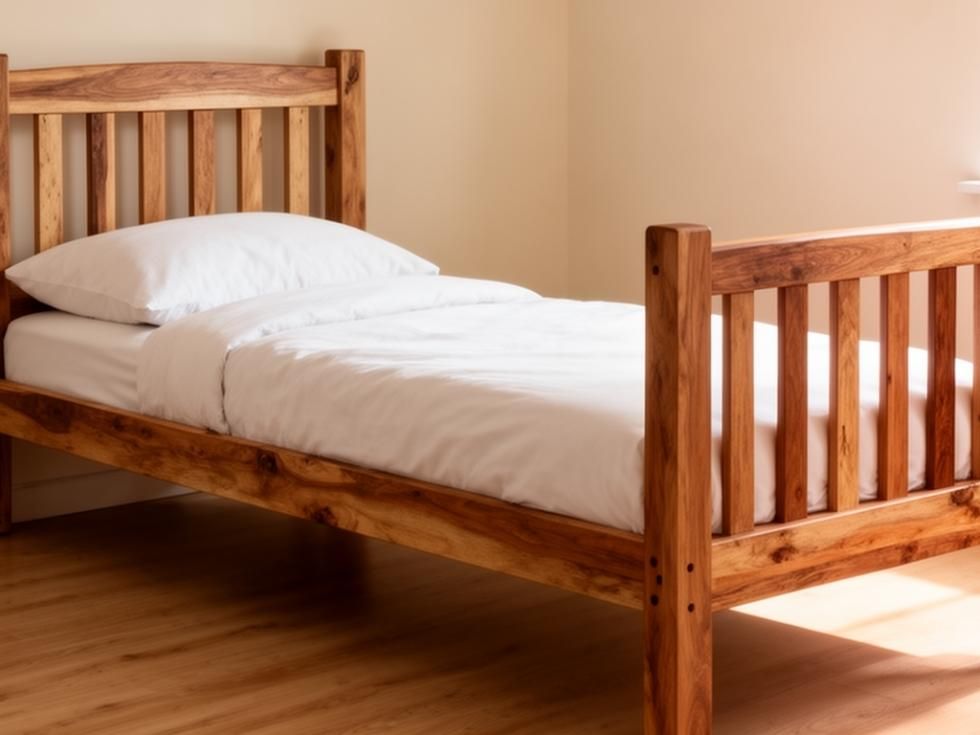 Contemporary wooden single bed design - Beautiful Homes