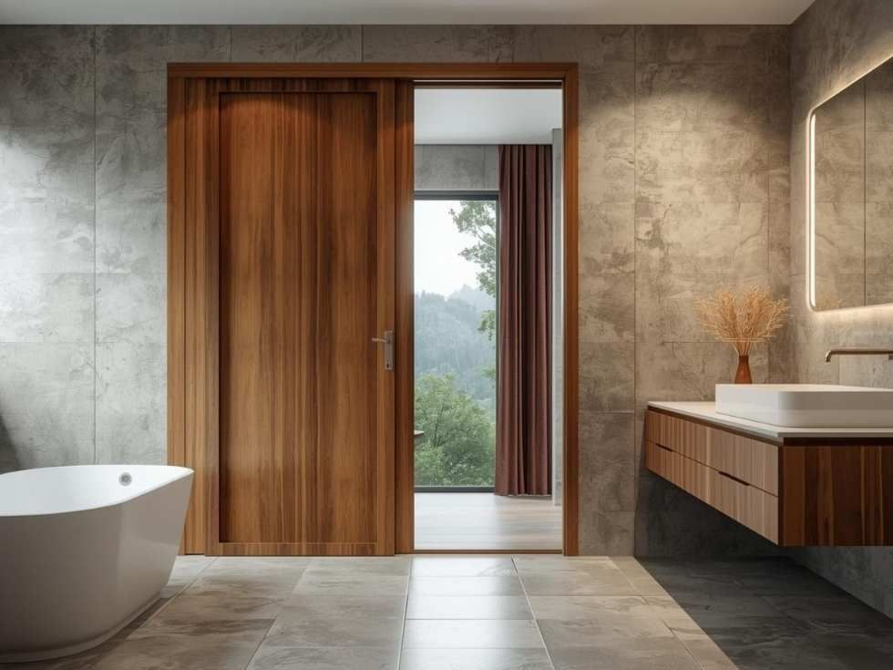 Bathroom Sliding upvc Door - Beautiful Homes